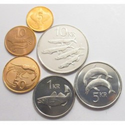 Iceland coin set 1981-2007