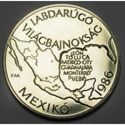 100 forint 1985 - Football World Cup Mexico