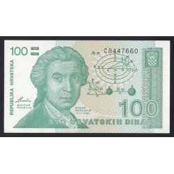 100 dinara 1991