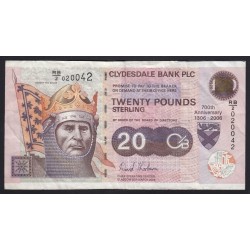 20 pounds 2006 - Clydesdale Bank Scotland