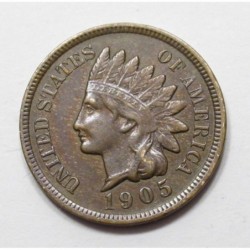 Indian head 1 cent 1905
