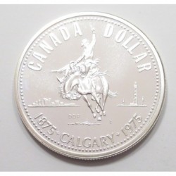 1 dollar 1975 - 100 years Calgary