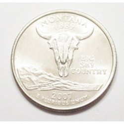 Quarter dollar 2007 P - Montana