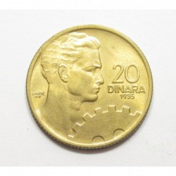 20 dinara 1955