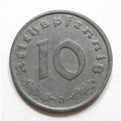 10 reichspfennig 1944 D