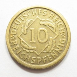 10 reichspfennig 1934 D