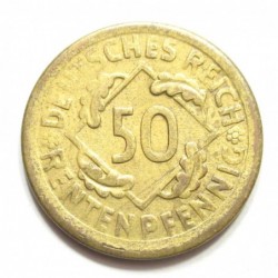 50 rentenpfennig 1924 E