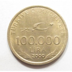 100.000 lira 2000 - 75th anniversary of Republic