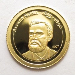 500 tugrik 2007 PP - Alfred Nobel