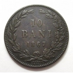 10 bani 1867 - Watt & co.