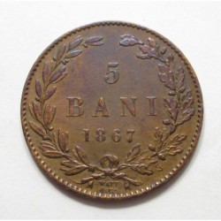 5 bani 1867 - Watt & co.