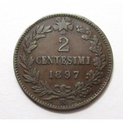 2 centesimi 1897 R