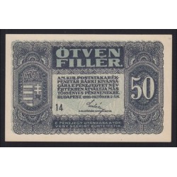 50 fillér 1920 - 14-es sorszám