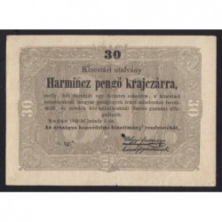 30 pengõ krajczárra 1848
