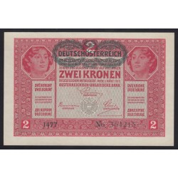 2 kronen/korona 1919 - DEUTSCHÖSTERREICH