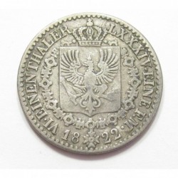1/6 thaler 1822 - Prussia