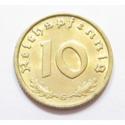 10 reichspfennig 1938 G