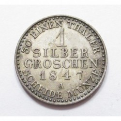 Frederick Wilhelm IV. 1 Silber groschen 1847 A - Prussia