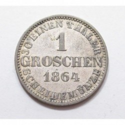 1 groschen 1864 B - Kingdom of Hannover