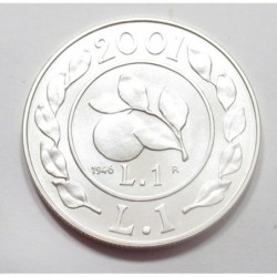 1 lira 2001 - History of the lira: 1946 lira
