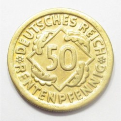 50 rentenpfennig 1924 F