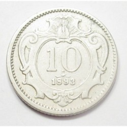 10 heller 1893