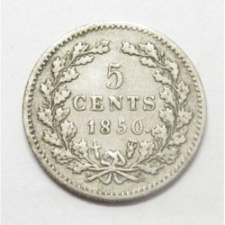 5 cents 1850