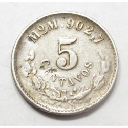 5 centavos 1905 Mo M