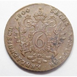 Franz II. 6 kreuzer 1800 S