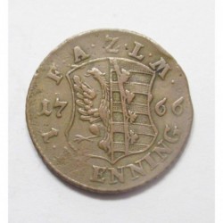 1 pfennig 1766 - Anhalt-Zerbst