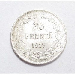 25 pennia 1917 S - WITHOUT CROWN