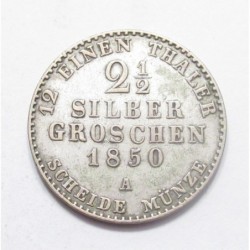 2 1/2 silbergoschen 1850 A - Prussia