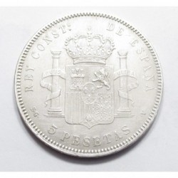 5 pesetas 1898
