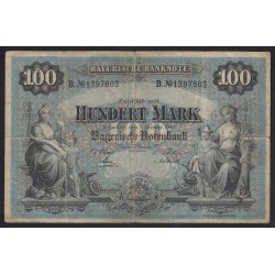 100 mark 1900 - Bayern
