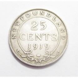 25 cents 1919 - Newfoundland