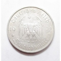 5 reichsmark 1934 A
