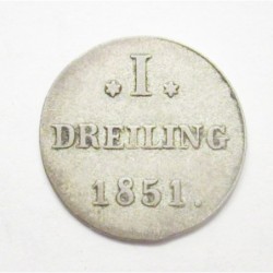 1 dreiling 1851 - Hamburg