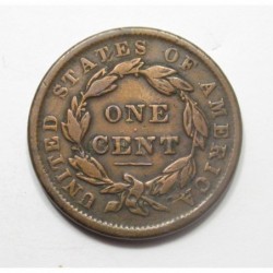 Coronet head large cent 1838