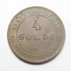4 soldi 1868 R