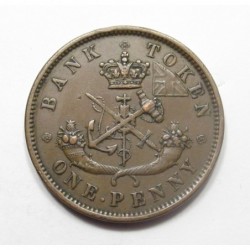 1 penny 1850 - Bank of Upper Canada