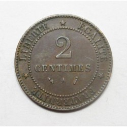 2 centimes 1891 A