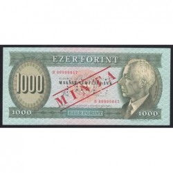 1000 forint 1983 B - ALACSONY SORSZÁMÚ MINTA