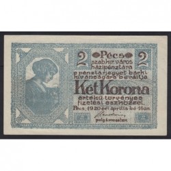 2 korona 1920 - PÉCS