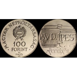 100 forint 1972 - Budapest