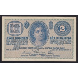 2 kronen/korona 1914 C