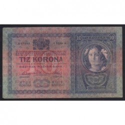 10 kronen/korona 1919