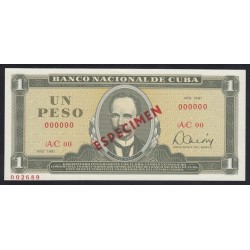 1 peso 1981 - SPECIMEN