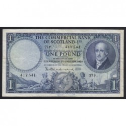 1 pound 1958 - Commercial Bank of Scotland