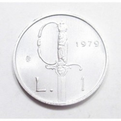 1 lire 1979 - Sword