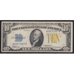 10 dollars 1934 - Yellow Seal